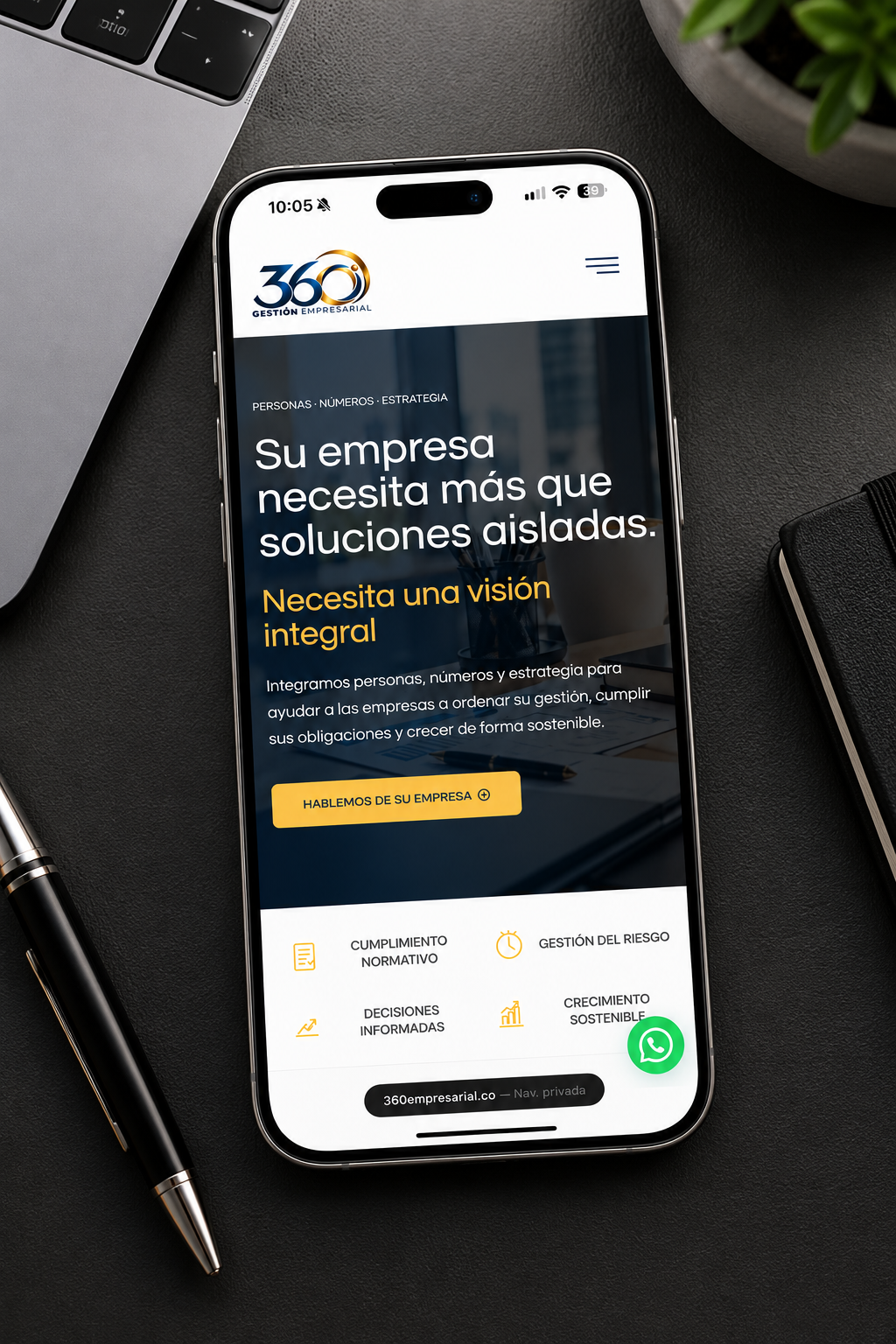 Desarrollo de sitios web profesionales para empresas en Pereira